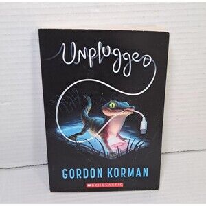Unplugged - Paperback By Korman, Gordon - GOOD Signed Signature Book Autograph